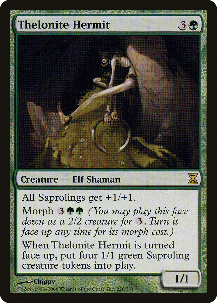 Thelonite Hermit  (TSP-228) - Time Spiral Foil
