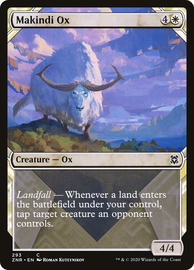 Makindi Ox (ZNR-293) - Zendikar Rising: (Showcase)