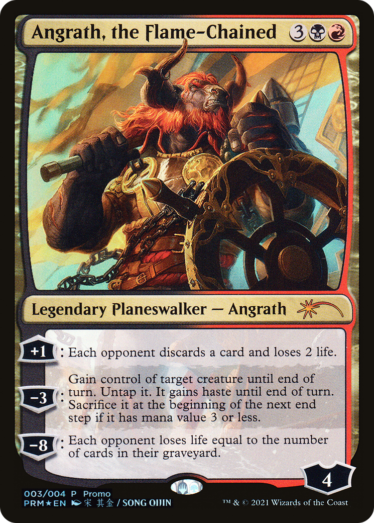 Angrath, the Flame-Chained (UMP-003) - Year of the Ox 2021 Foil