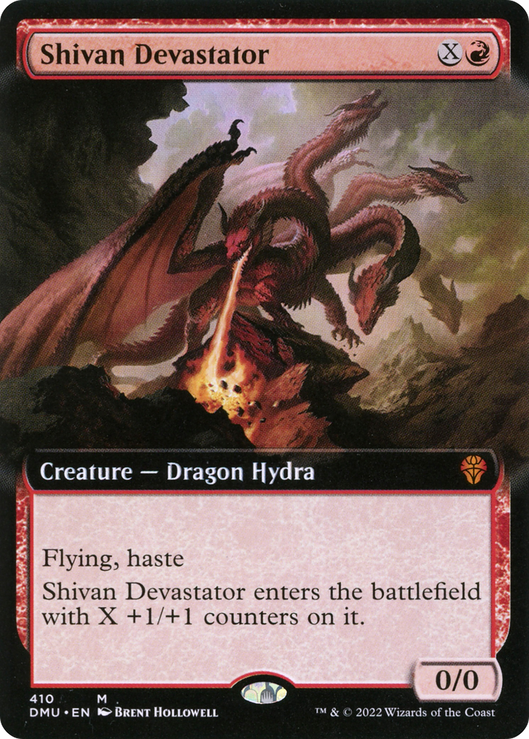 Shivan Devastator (DMU-410) - Dominaria United: (Extended Art) Foil