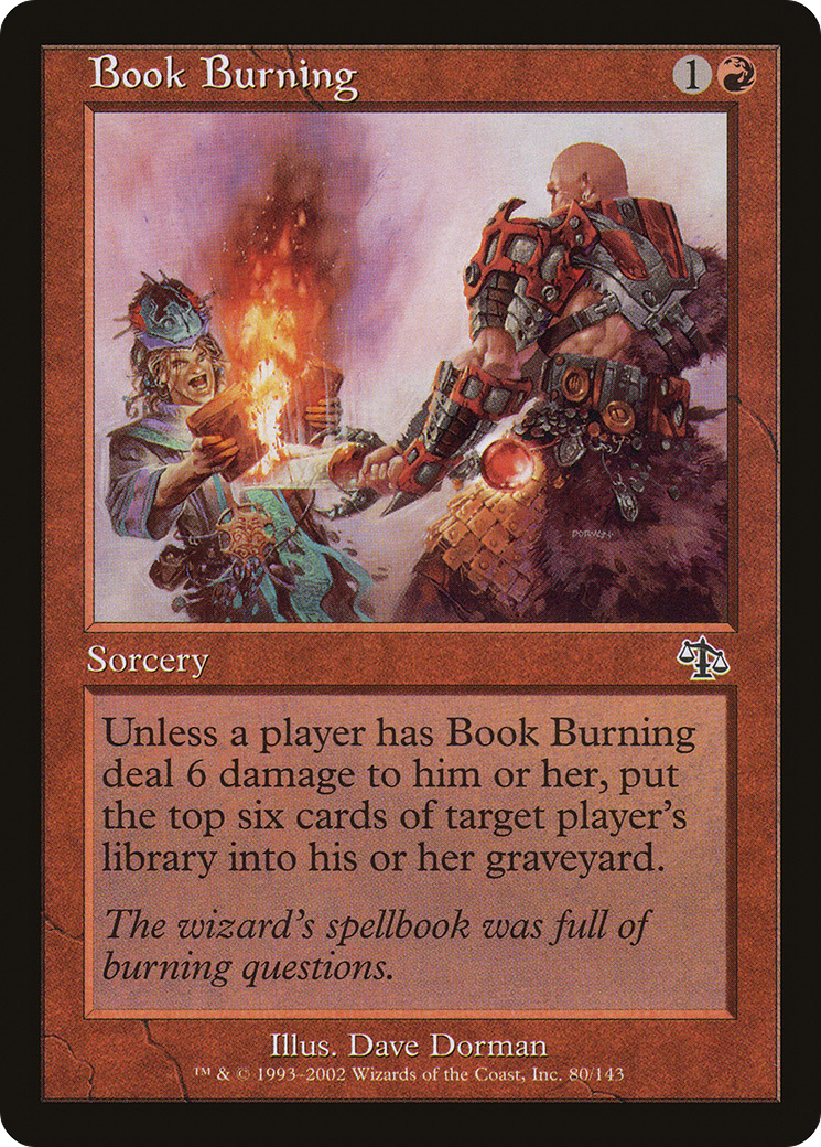Book Burning (JUD-080) - Judgment Foil