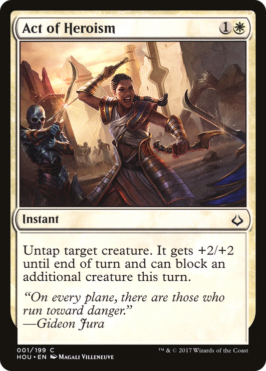 Act of Heroism (HOU-001) - Hour of Devastation Foil