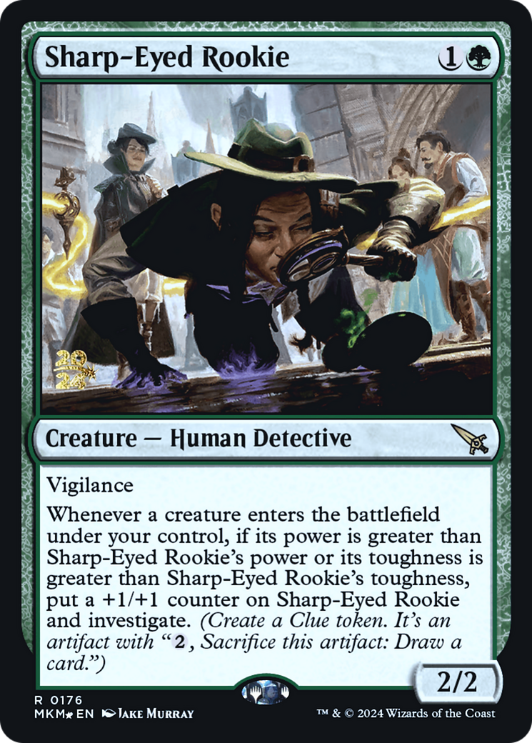 Sharp-Eyed Rookie (PMKM-176S) - Murders at Karlov Manor Promos Foil