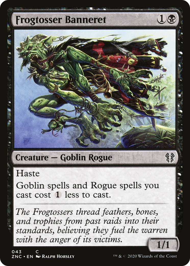 Frogtosser Banneret (ZNC-043) - Zendikar Rising Commander