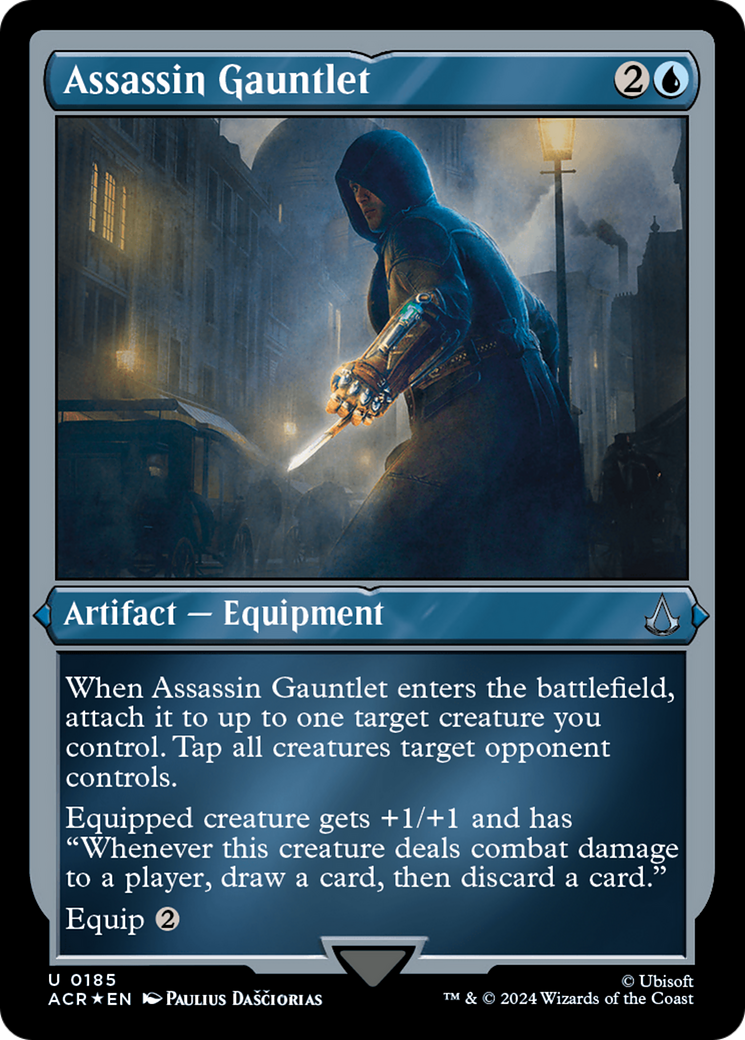 Assassin Gauntlet (ACR-185) - Assassin's Creed Etched Foil