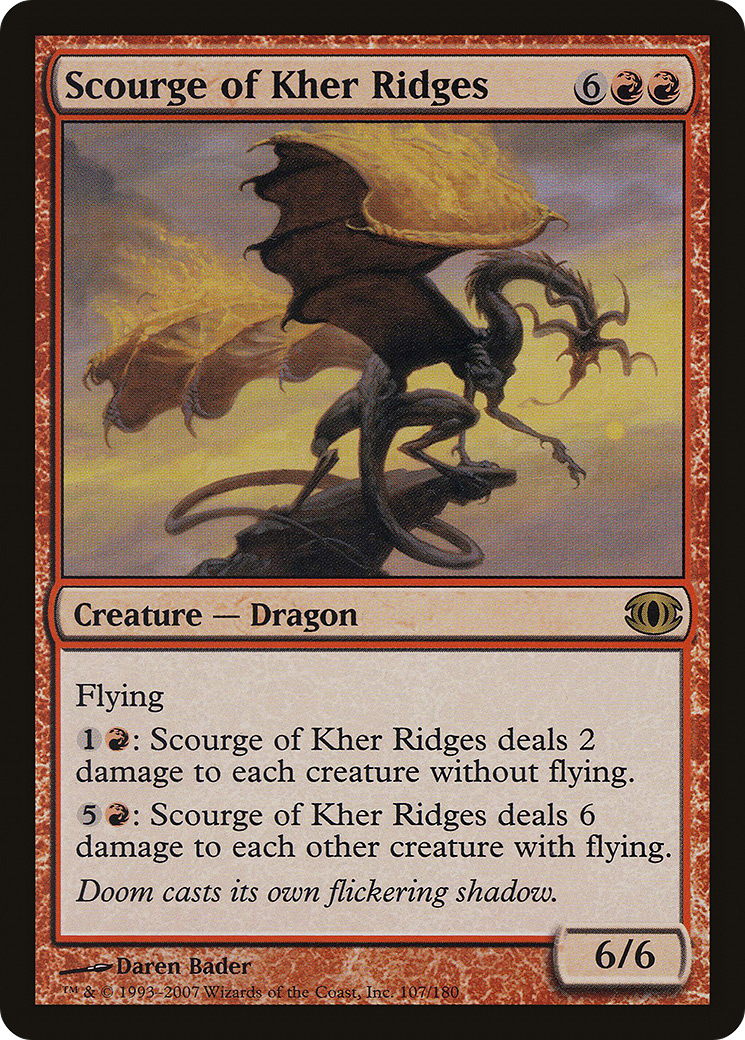 Scourge of Kher Ridges (FUT-107) - Future Sight Foil