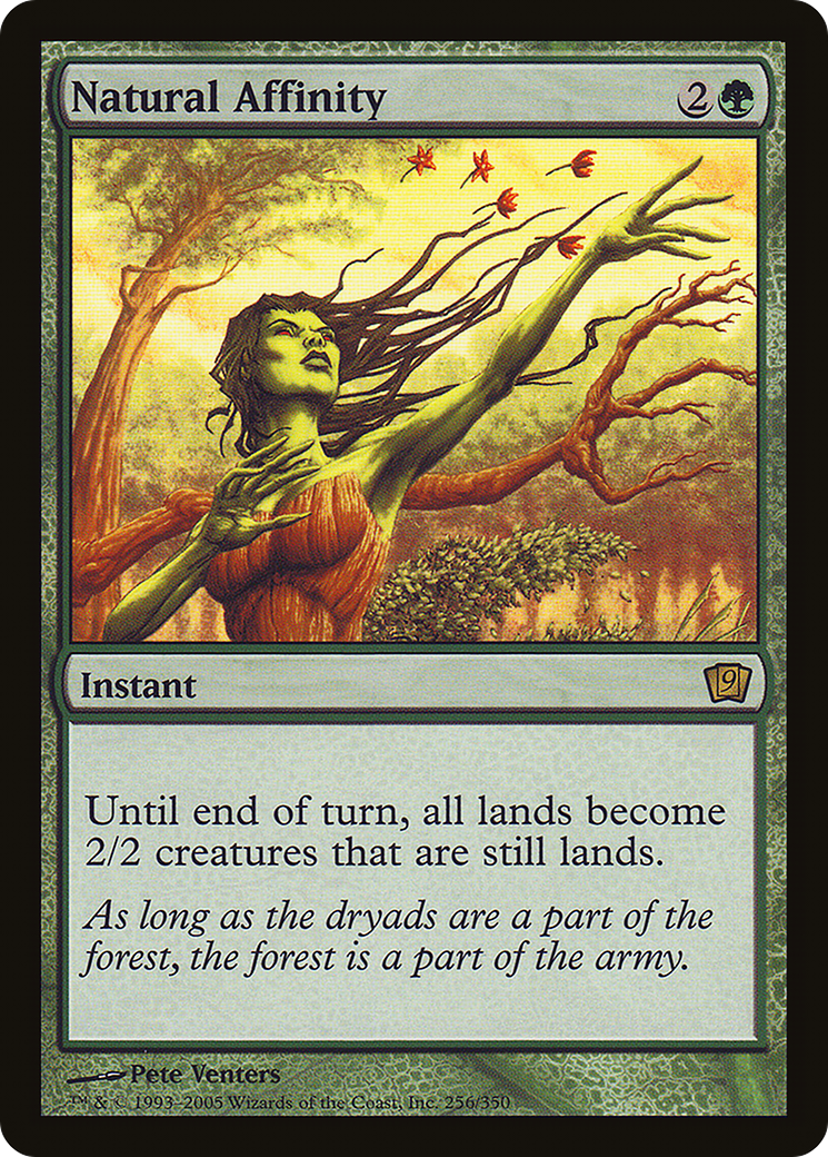 Natural Affinity (9ED-256★) - Ninth Edition Foil