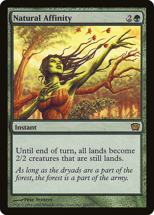 Natural Affinity (9ED-256★) - Ninth Edition Foil