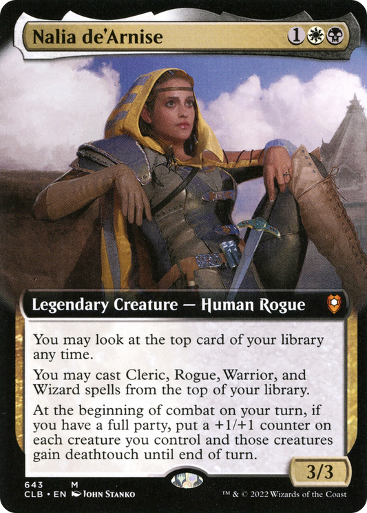 Nalia de'Arnise (CLB-643) - Commander Legends: Battle for Baldur's Gate: (Extended Art) Foil