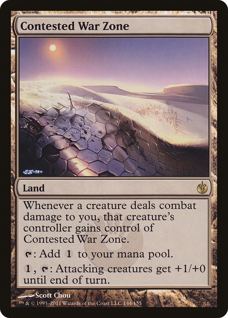 Contested War Zone (MBS-144) - Mirrodin Besieged Foil