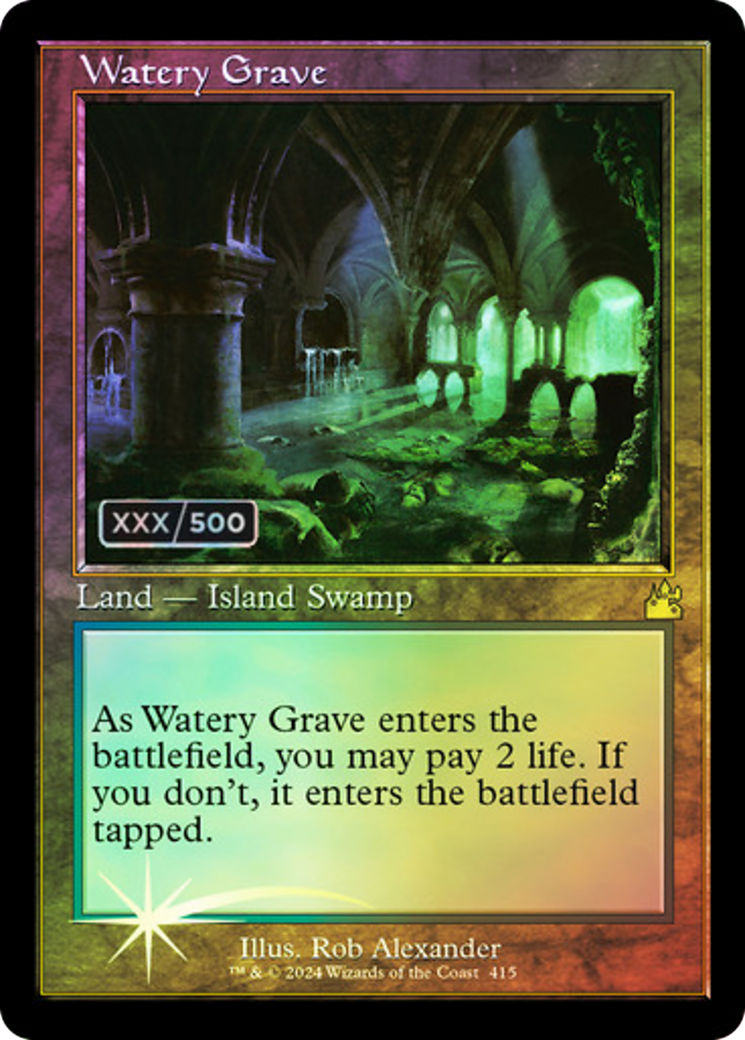 Watery Grave (RVR-415Z) - Ravnica Remastered Foil