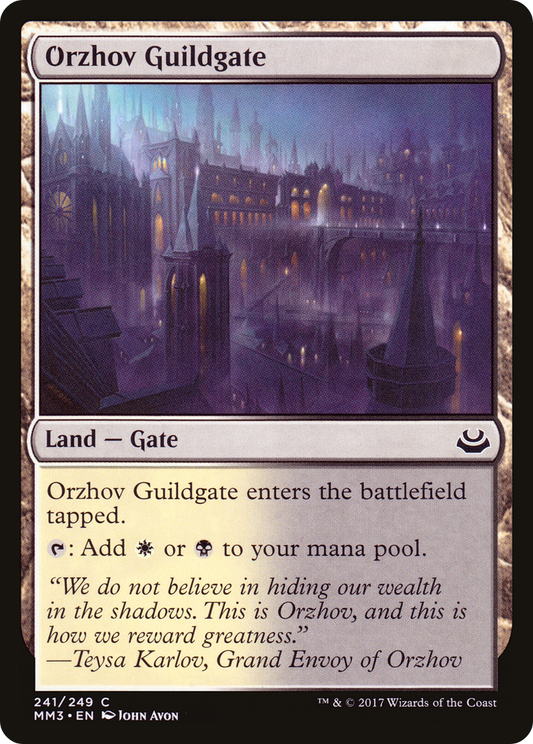 Orzhov Guildgate (MM3-241) - Modern Masters 2017 Foil