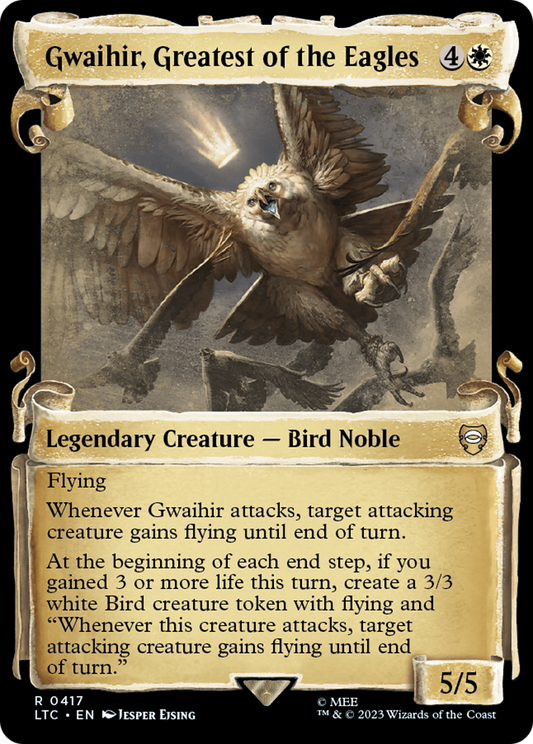 Gwaihir, Greatest of the Eagles (Showcase Scrolls) (LTC-417) - Tales of Middle-earth Commander: (Showcase)
