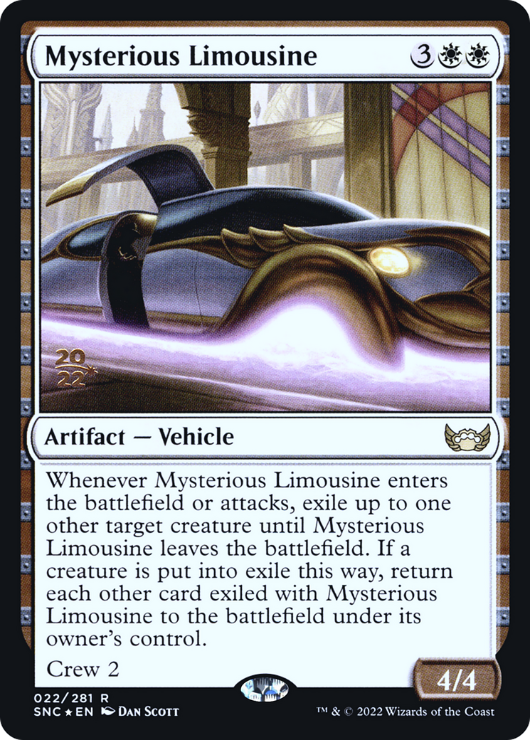 Mysterious Limousine (PSNC-22S) - Streets of New Capenna Promos Foil