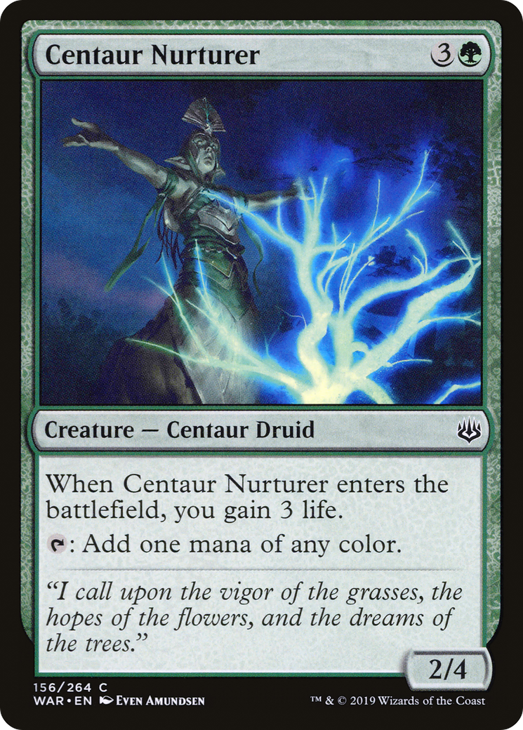 Centaur Nurturer (WAR-156) - War of the Spark Foil