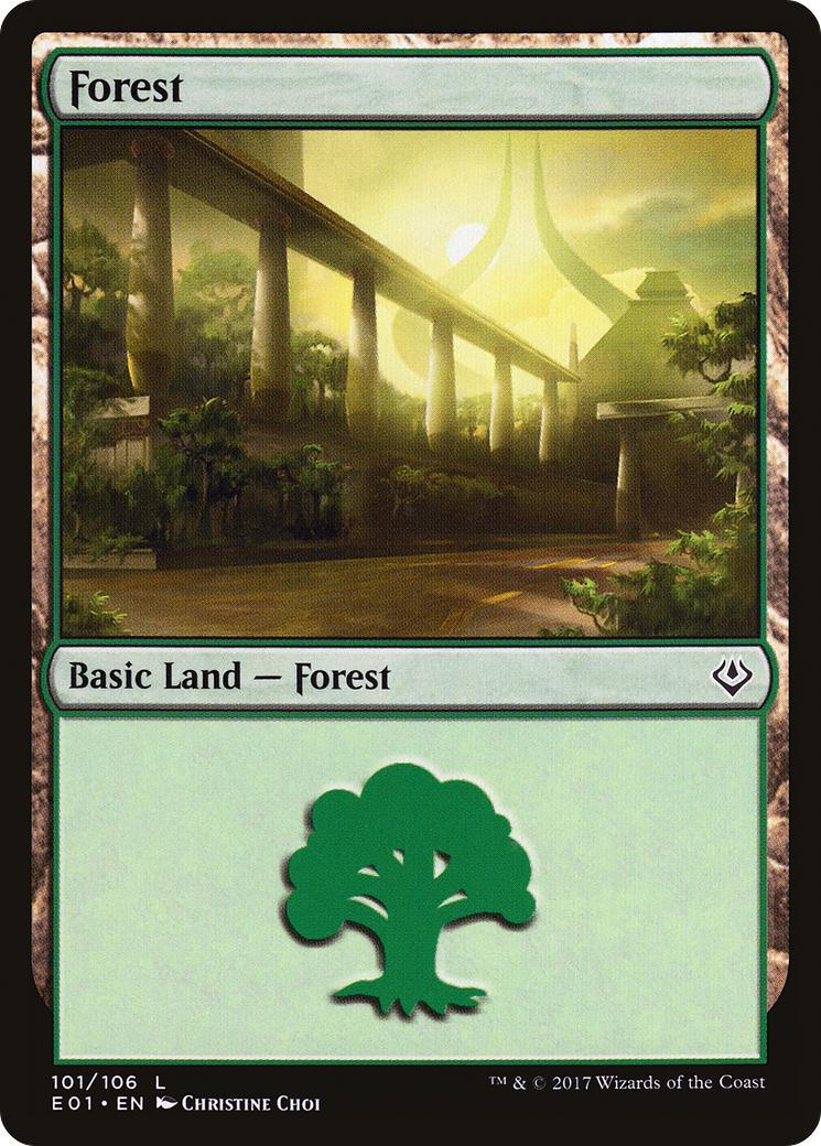 Forest (E01-101) - Archenemy: Nicol Bolas