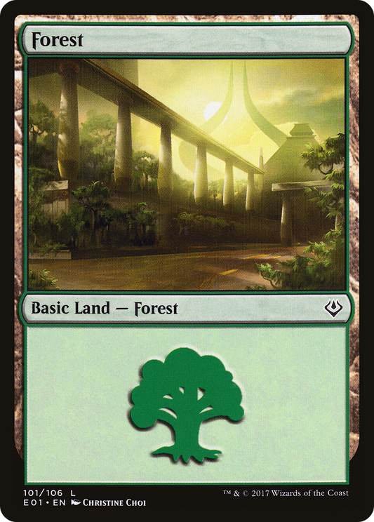 Forest (E01-101) - Archenemy: Nicol Bolas