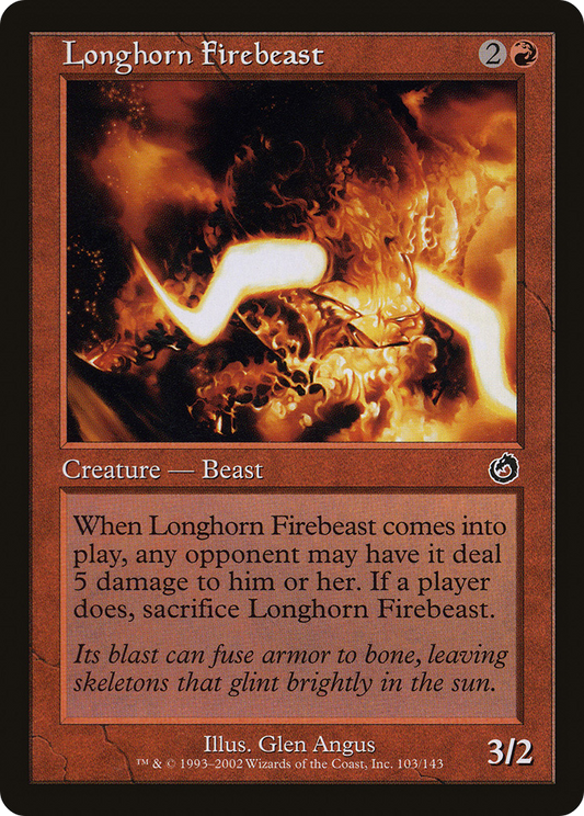 Longhorn Firebeast (TOR-103) - Torment