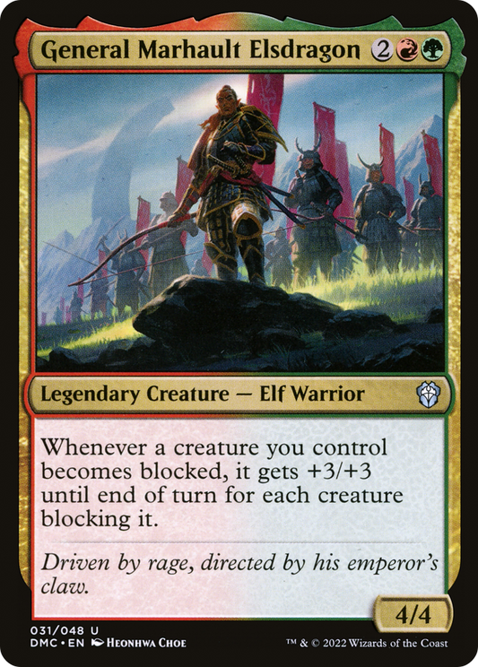 General Marhault Elsdragon (DMC-031) - Dominaria United Commander