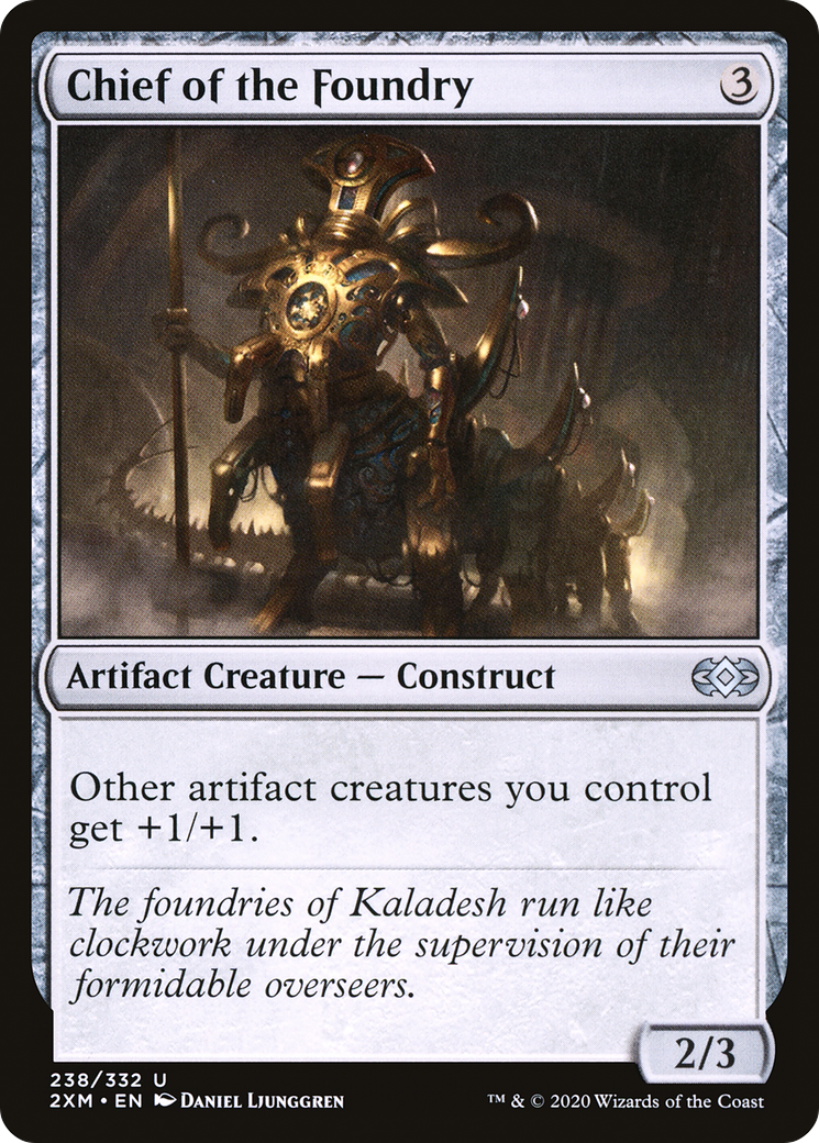 Chief of the Foundry (2XM-238) - Double Masters Foil