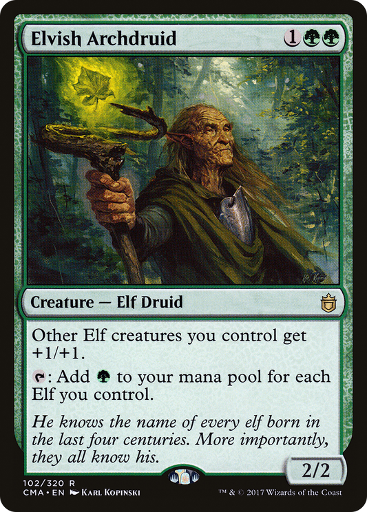 Elvish Archdruid (CMA-102) - Commander Anthology