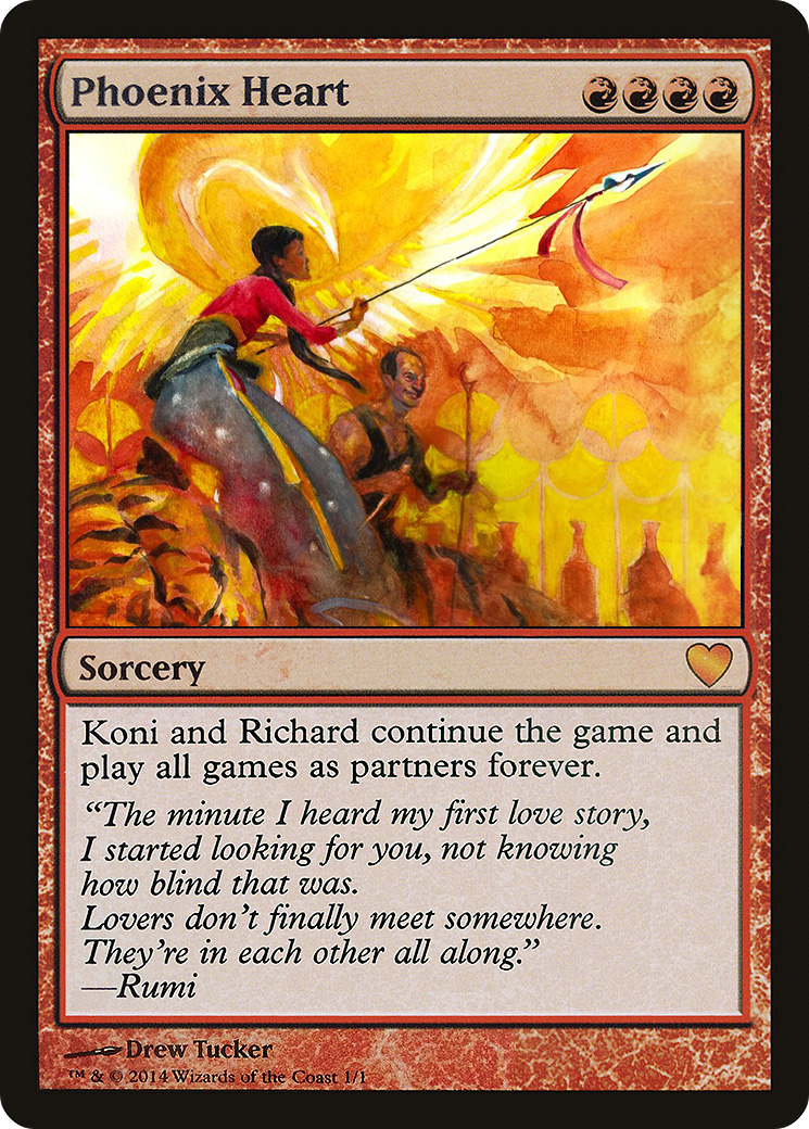 Phoenix Heart (PCEL-007) - Celebration Cards