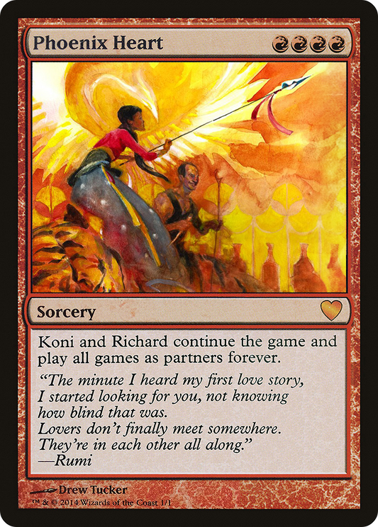 Phoenix Heart (PCEL-007) - Celebration Cards