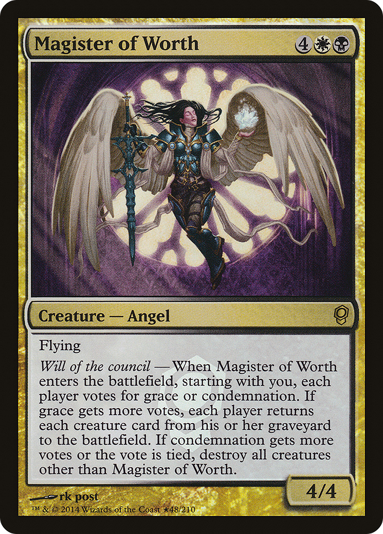 Magister of Worth (PCNS-48★) - Conspiracy Promos Foil