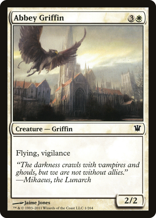 Abbey Griffin (ISD-001) - Innistrad Foil