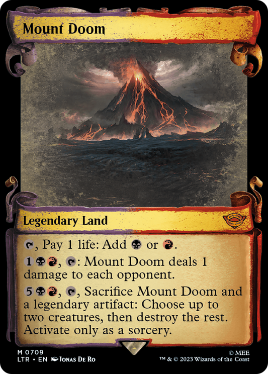 Mount Doom (LTR-709) - The Lord of the Rings: Tales of Middle-earth: (Showcase) Foil