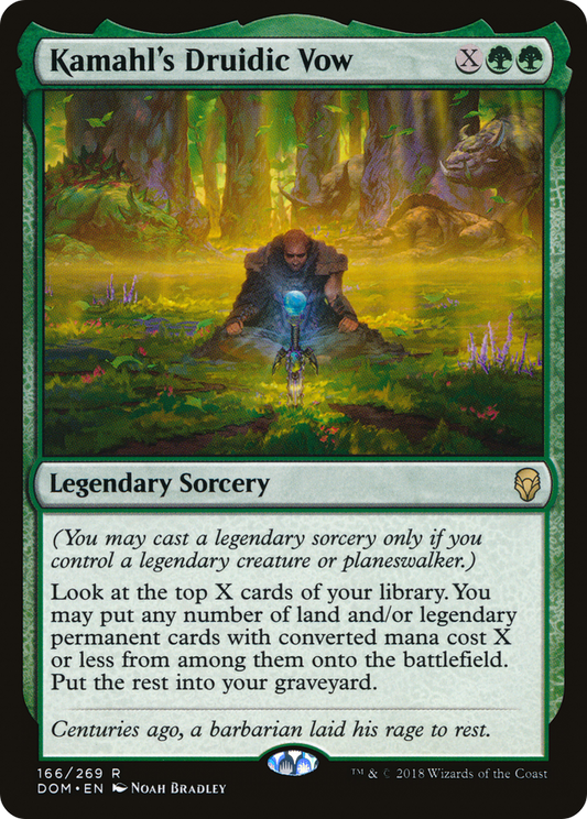 Kamahl's Druidic Vow (DOM-166) - Dominaria