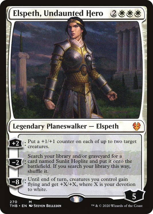 Elspeth, Undaunted Hero (THB-270) - Theros Beyond Death