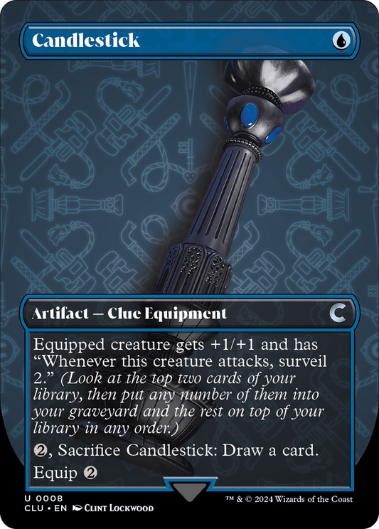 Candlestick  (Borderless)(CLU-008) - Ravnica: Clue Edition