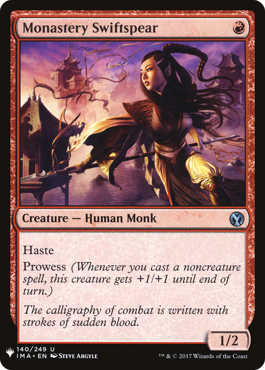 Monastery Swiftspear (LIST-IMA-140) - The List