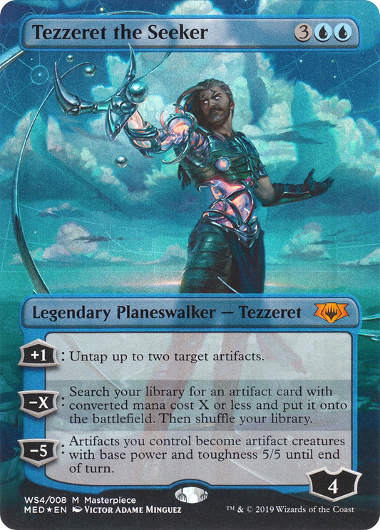 Tezzeret the Seeker (MED-WS4) - Mythic Edition (Borderless) Foil