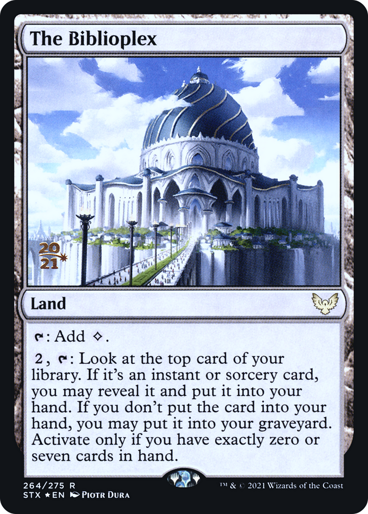The Biblioplex (PRE-264S) - Strixhaven: School of Mages Promos (Prerelease) Foil