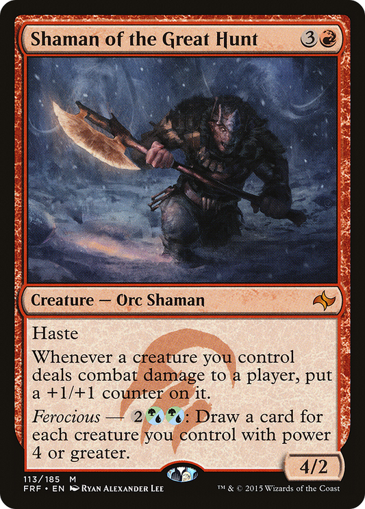 Shaman of the Great Hunt (FRF-113) - Fate Reforged Foil