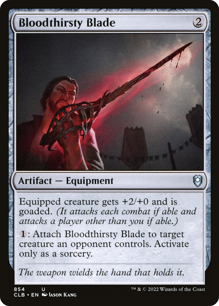 Bloodthirsty Blade (CLB-854) - Commander Legends: Battle for Baldur's Gate