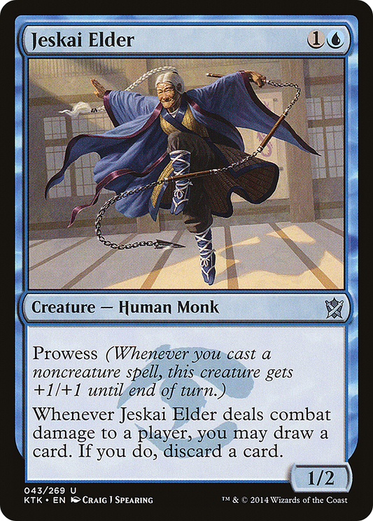 Jeskai Elder (KTK-043) - Khans of Tarkir Foil