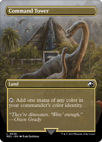 Command Tower // Command Tower (REX-026) - Jurassic World Collection (Borderless)