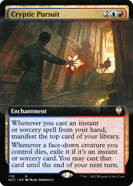 Cryptic Pursuit (Extended Art) (NCC-170) - New Capenna Commander: (Extended Art)