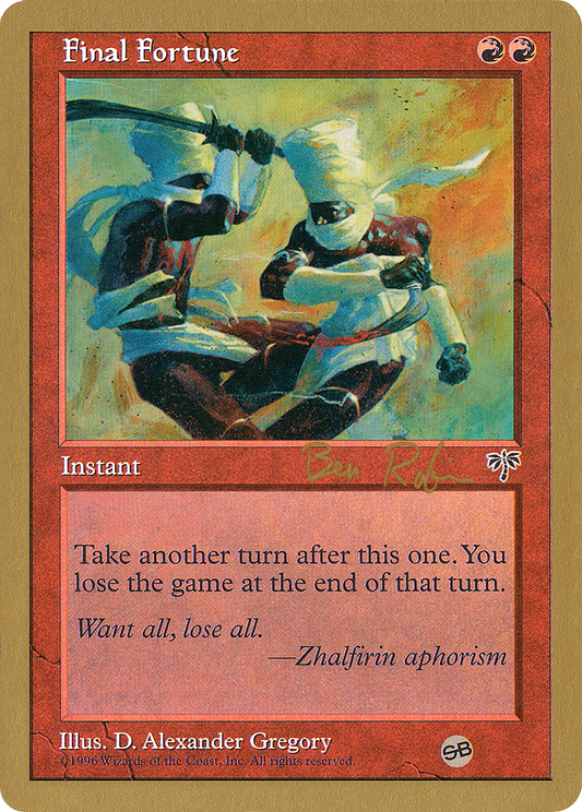 Final Fortune (WC98-BR174SB) - World Championship Decks 1998