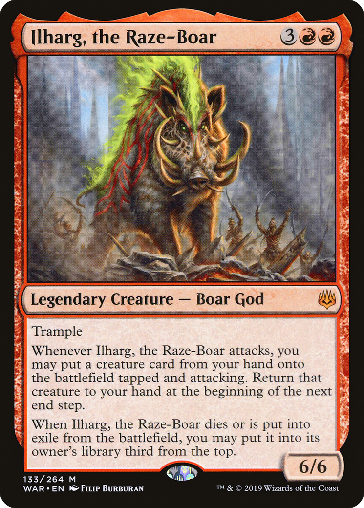 Ilharg, the Raze-Boar (WAR-133) - War of the Spark Foil