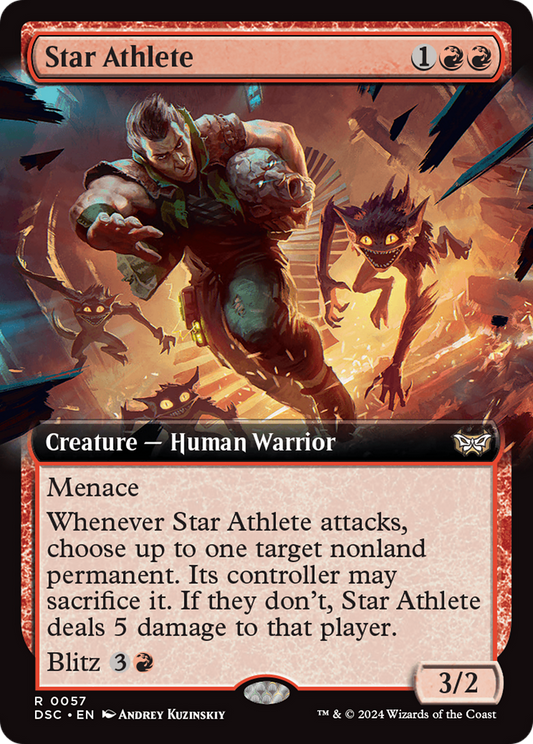 Star Athlete (DSC-057) - Duskmourn: House of Horror Commander: (Extended Art)