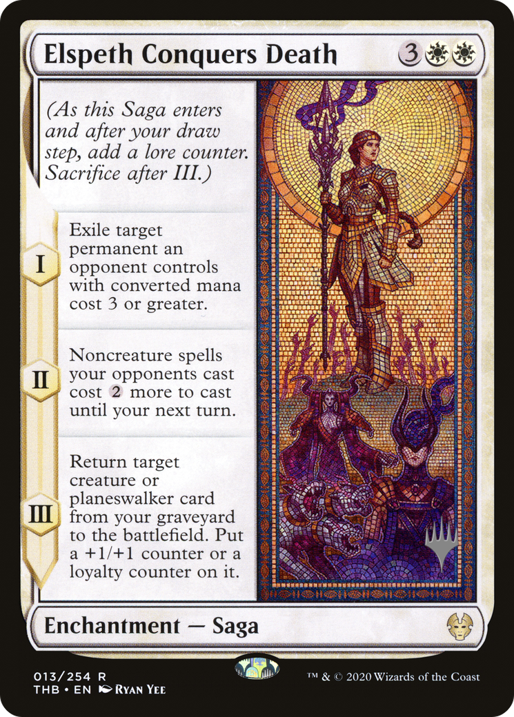 Elspeth Conquers Death (PPTHB-013) - Theros Beyond Death Promos Foil (Promo Pack)