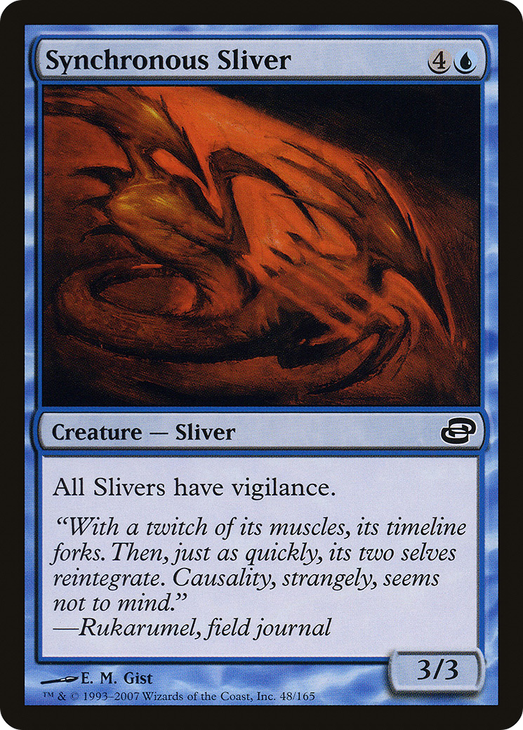 Synchronous Sliver (PLC-048) - Planar Chaos Foil