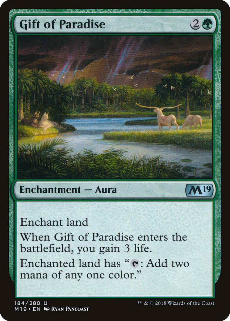 Gift of Paradise (M19-184) - Core Set 2019 Foil