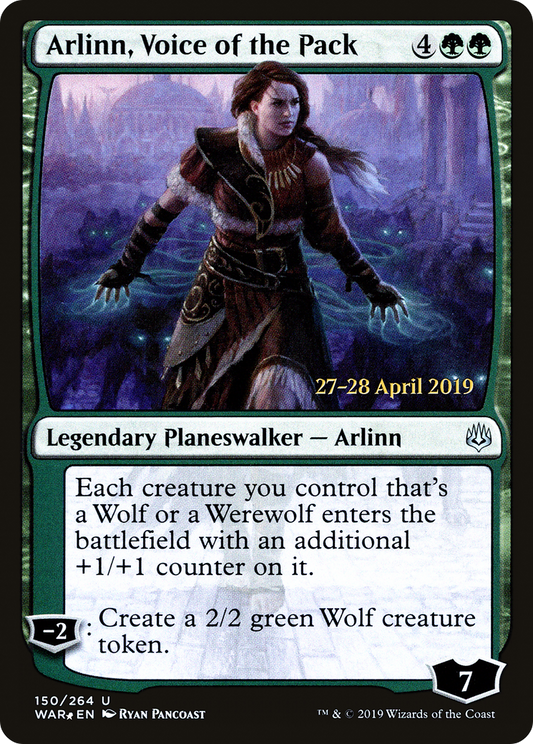 Arlinn, Voice of the Pack (PWAR-150S) - War of the Spark Promos Foil