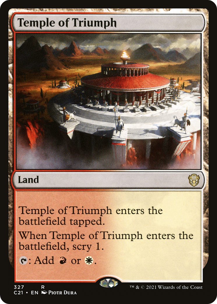 Temple of Triumph (C21-327) - Commander 2021