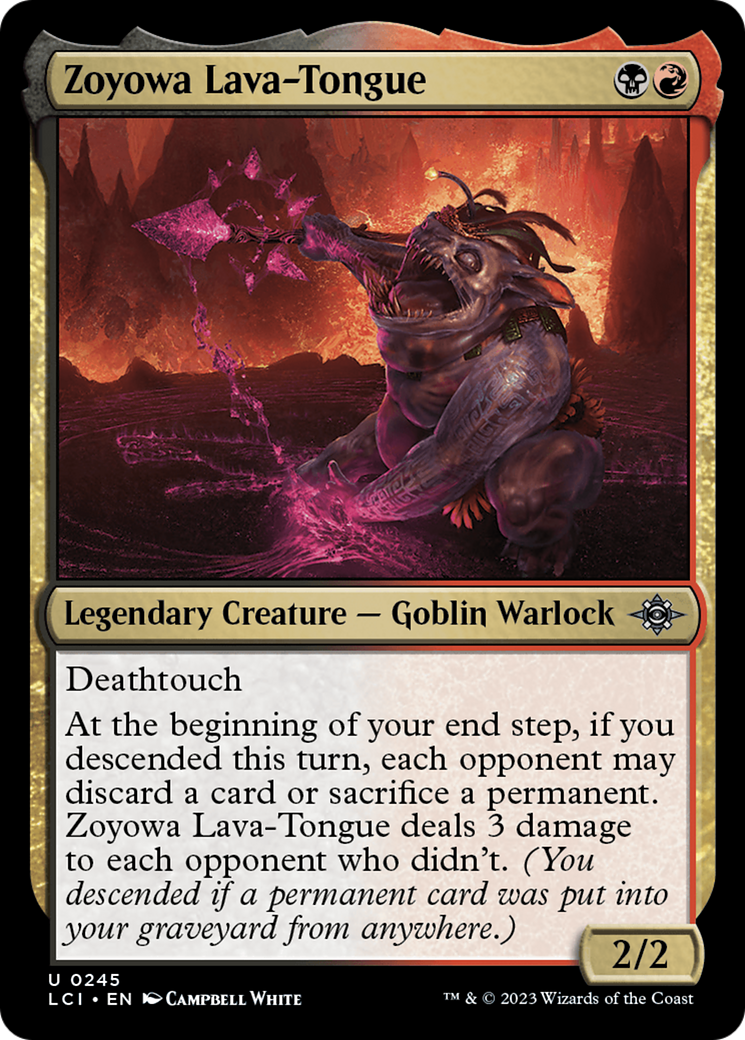 Zoyowa Lava-Tongue (LCI-245) - The Lost Caverns of Ixalan